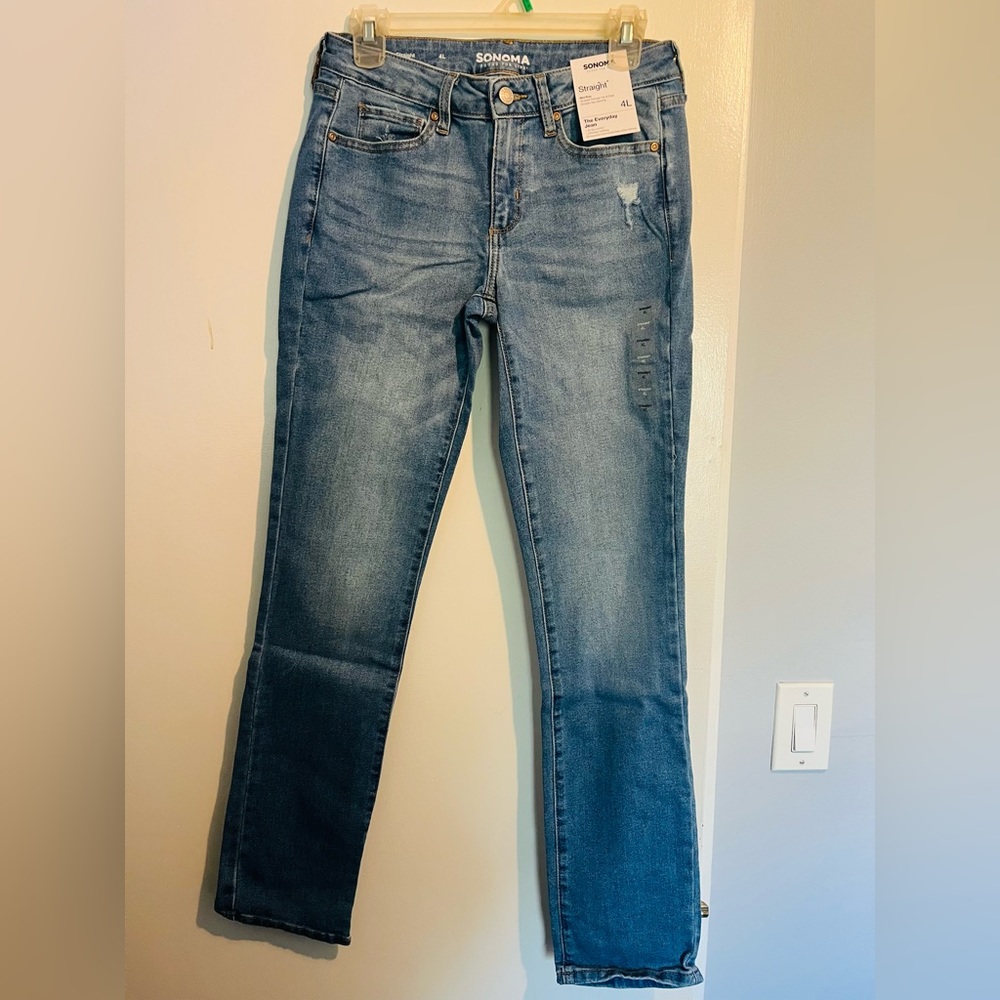 Light blue Sonoma straight leg jeans